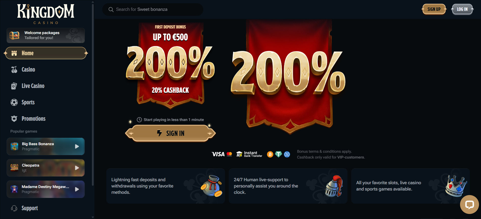 Kingdom.io Casino