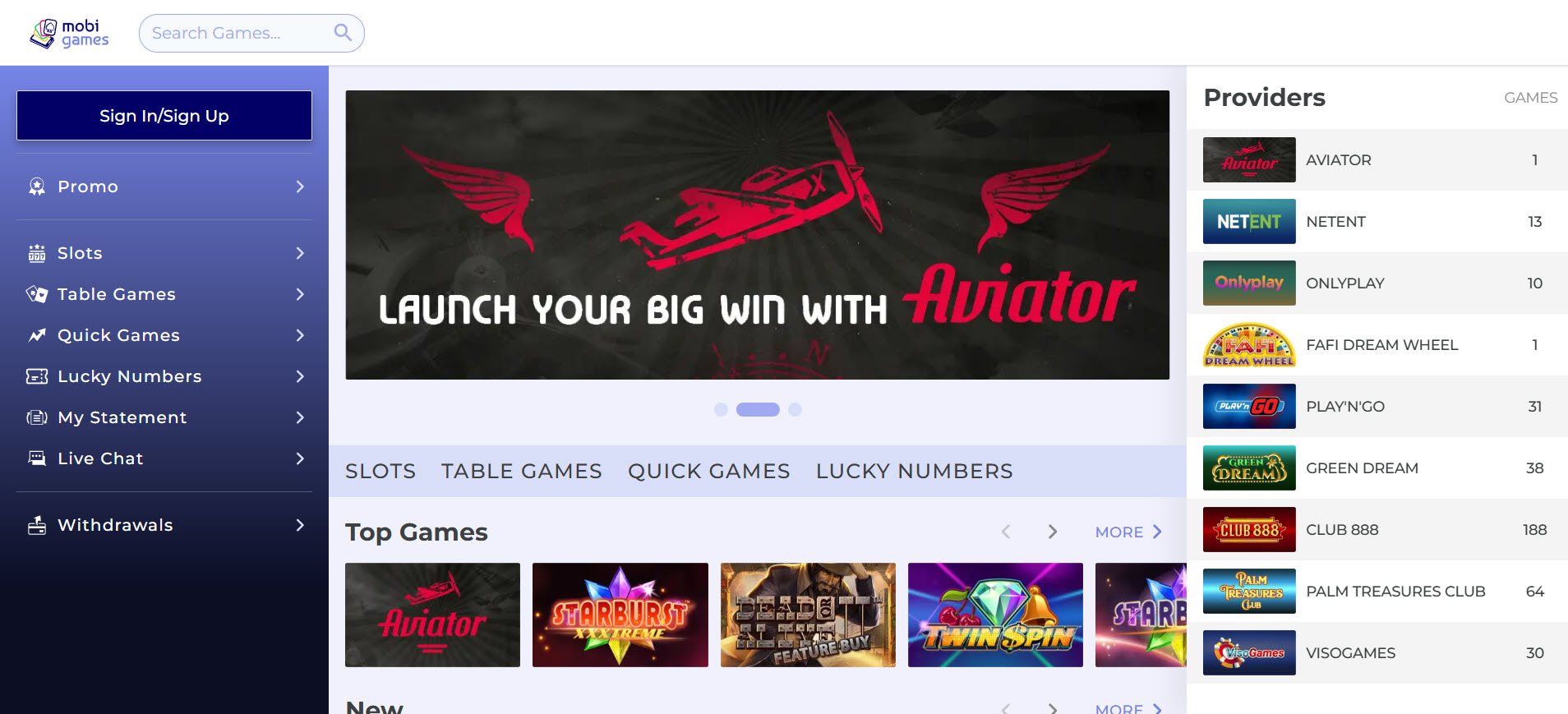 Mobigames Casino