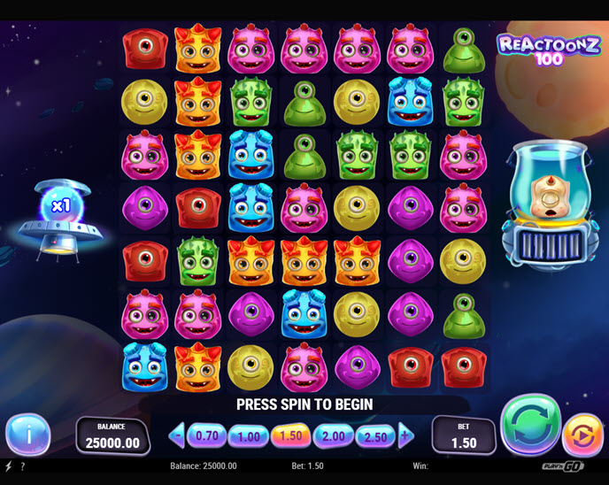 Reactoonz 100