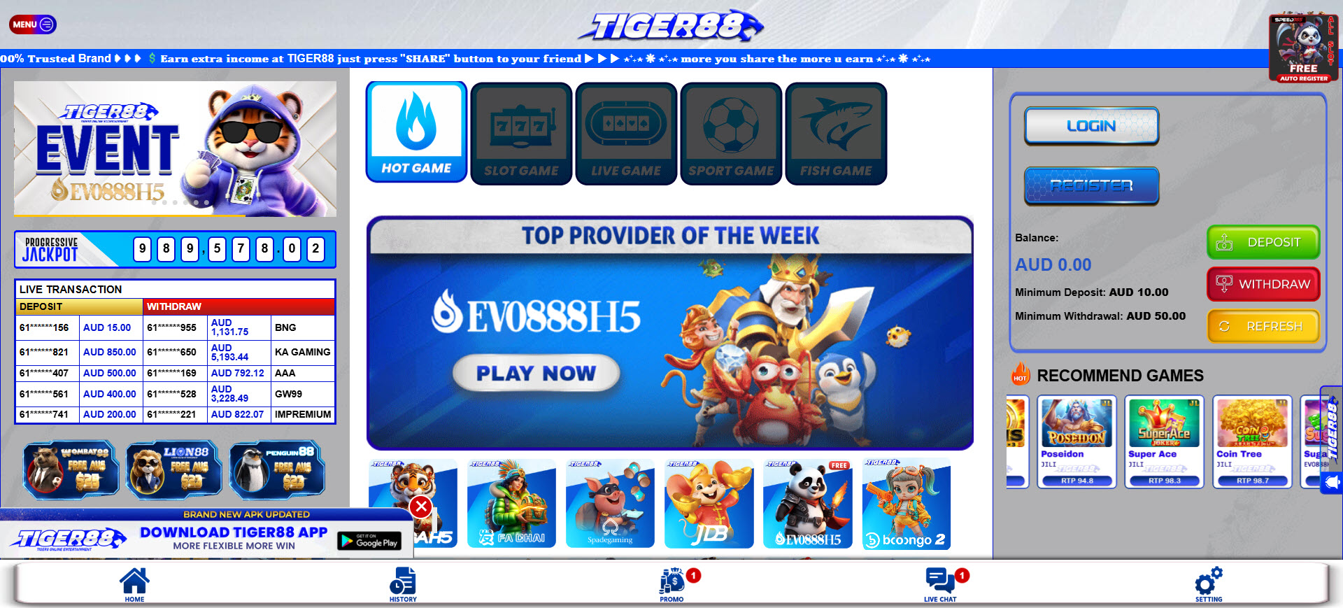 Tiger88 Casino