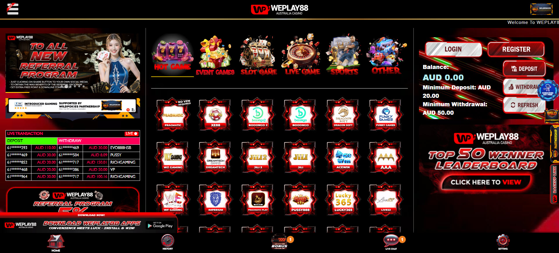 Weplay88 Casino