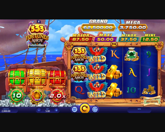 333 Fortunes Ahoy Power Combo