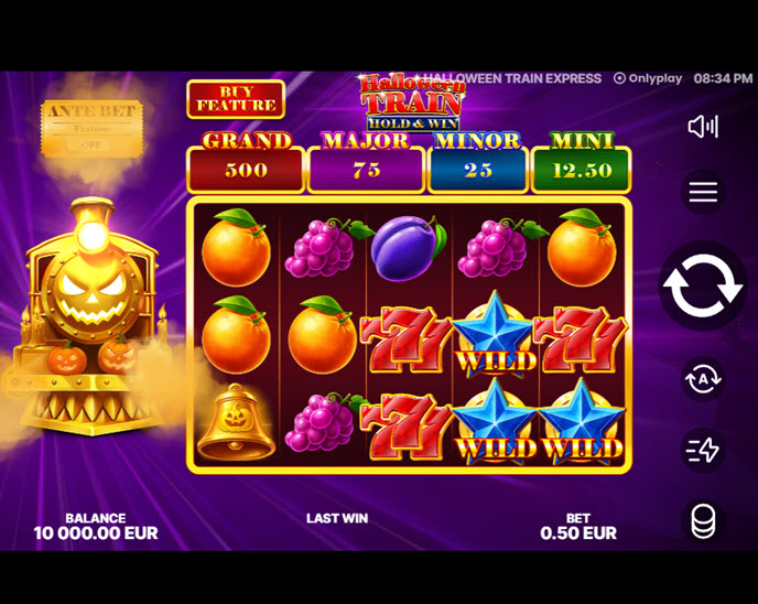 Halloween Train: Hold & Win