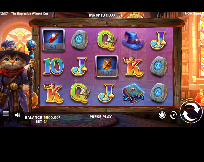 The Explosive Wizard Cat