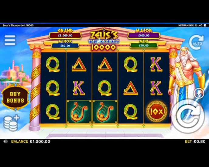 Zeus’s Thunderbolt 10000