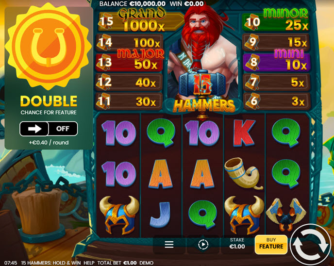 15 Hammers: Hold & Win