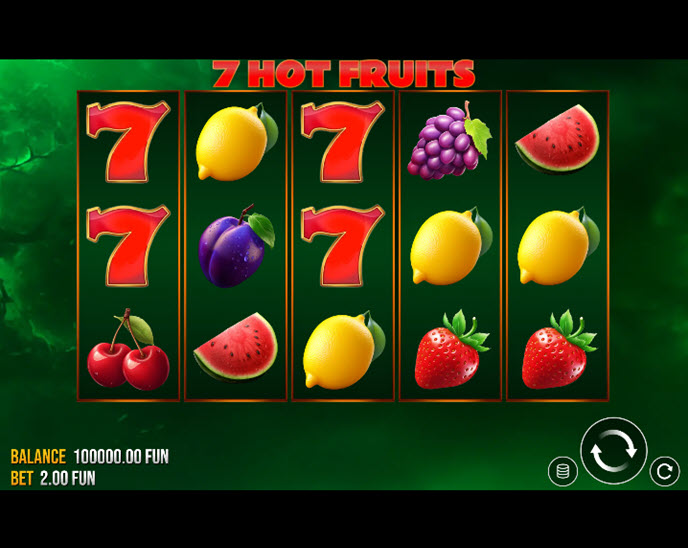 7 Hot Fruits - 5 Lines