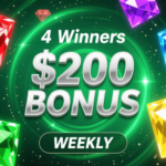 Разыгрыш звыш 100 000 рублёў ад Vodka Bet Casino для ўдзельнікаў 4LUCK