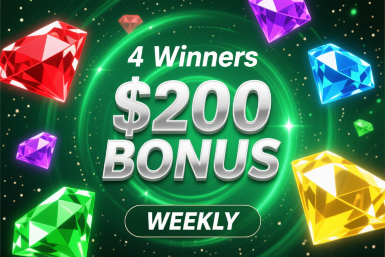 Разыгрыш звыш 100 000 рублёў ад Vodka Bet Casino для ўдзельнікаў 4LUCK