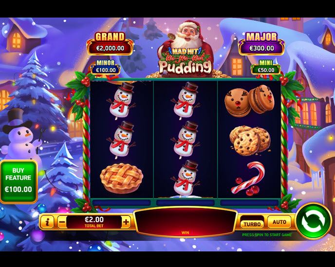 Mad Hit Ho Ho Hot Pudding