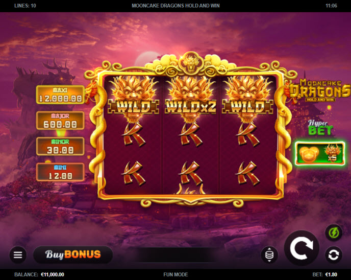 Mooncake Dragons Hold and Win