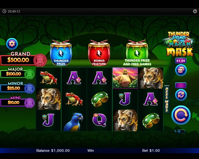 Thunder Drums Mayan Mask