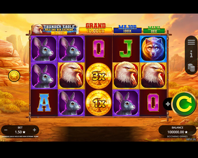 Thunder Eagle Hold and Win Extreme 10,000