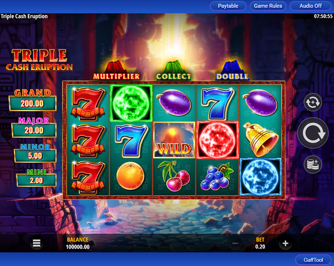 Triple Cash Eruption