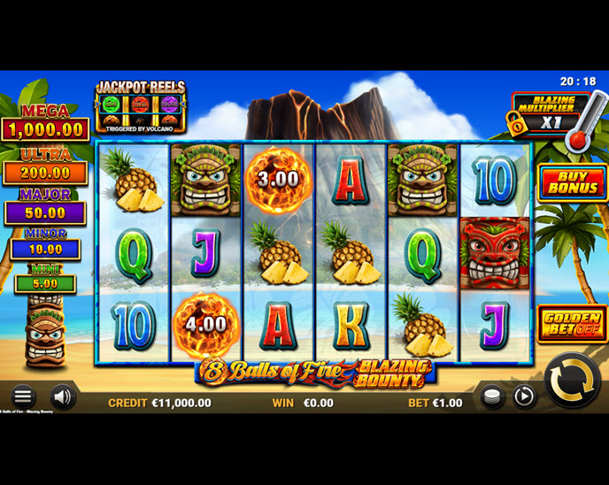 8 Balls of Fire Blazing Bounty