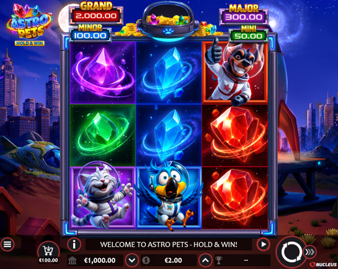 Astro Pets Hold & Win