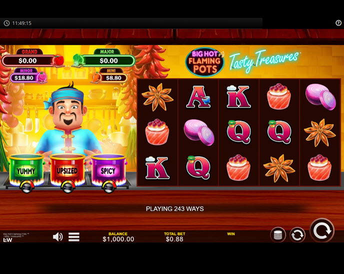 Big Hot Flaming Pots Tasty Treasures