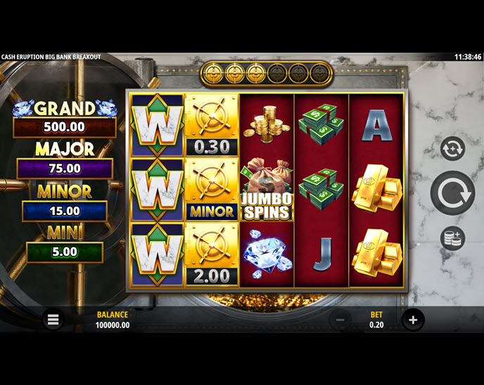 Cash Eruption Big Bank Breakout