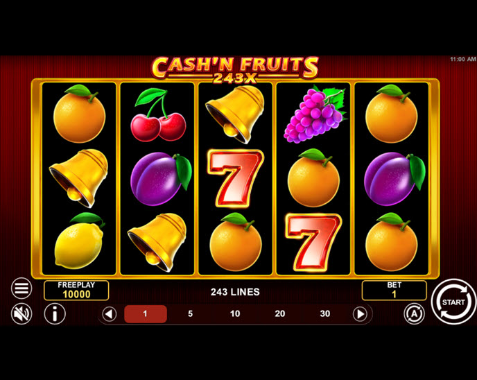 Cash’n Fruits 243 X