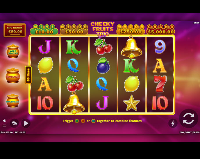 Cheeky Fruits Trio Bonus