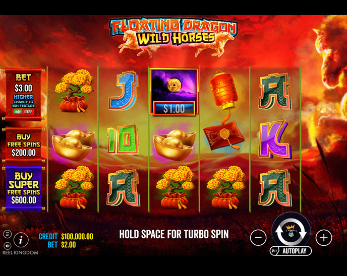 Floating Dragon Wild Horses