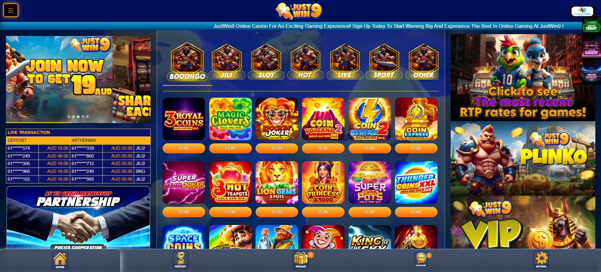 JustWin9 Casino