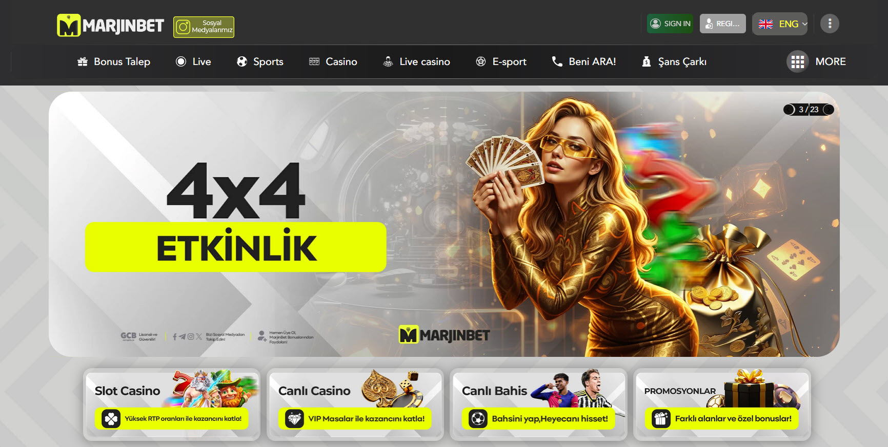 Marjinbet Casino