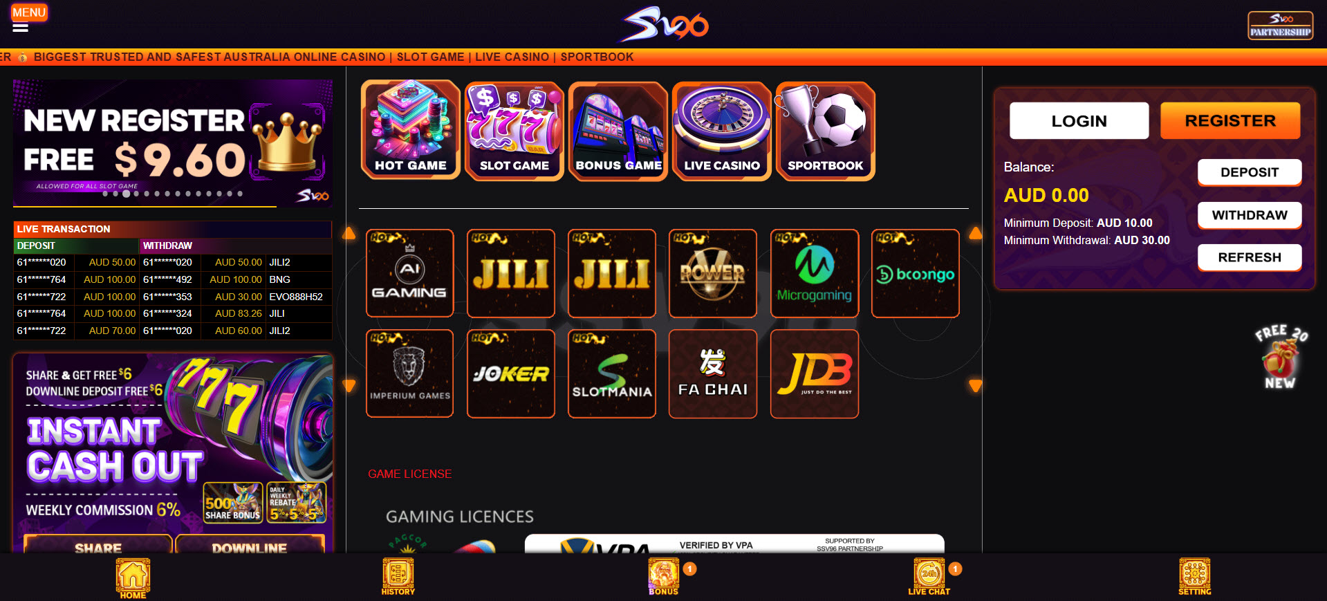 Sv96 Casino