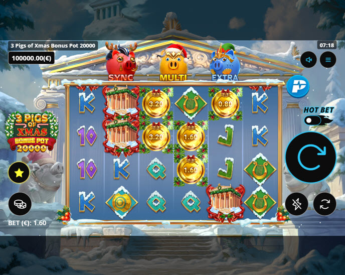 3 Pigs of Xmas Bonus Pot