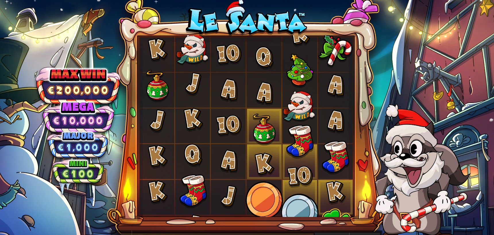 Бонусы слота Le Santa