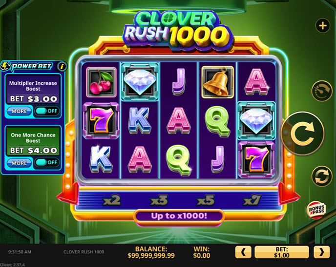 Clover Rush 1000