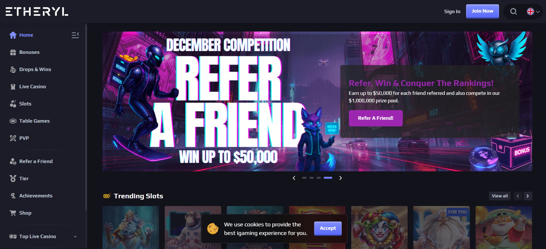Etheryl.io Casino