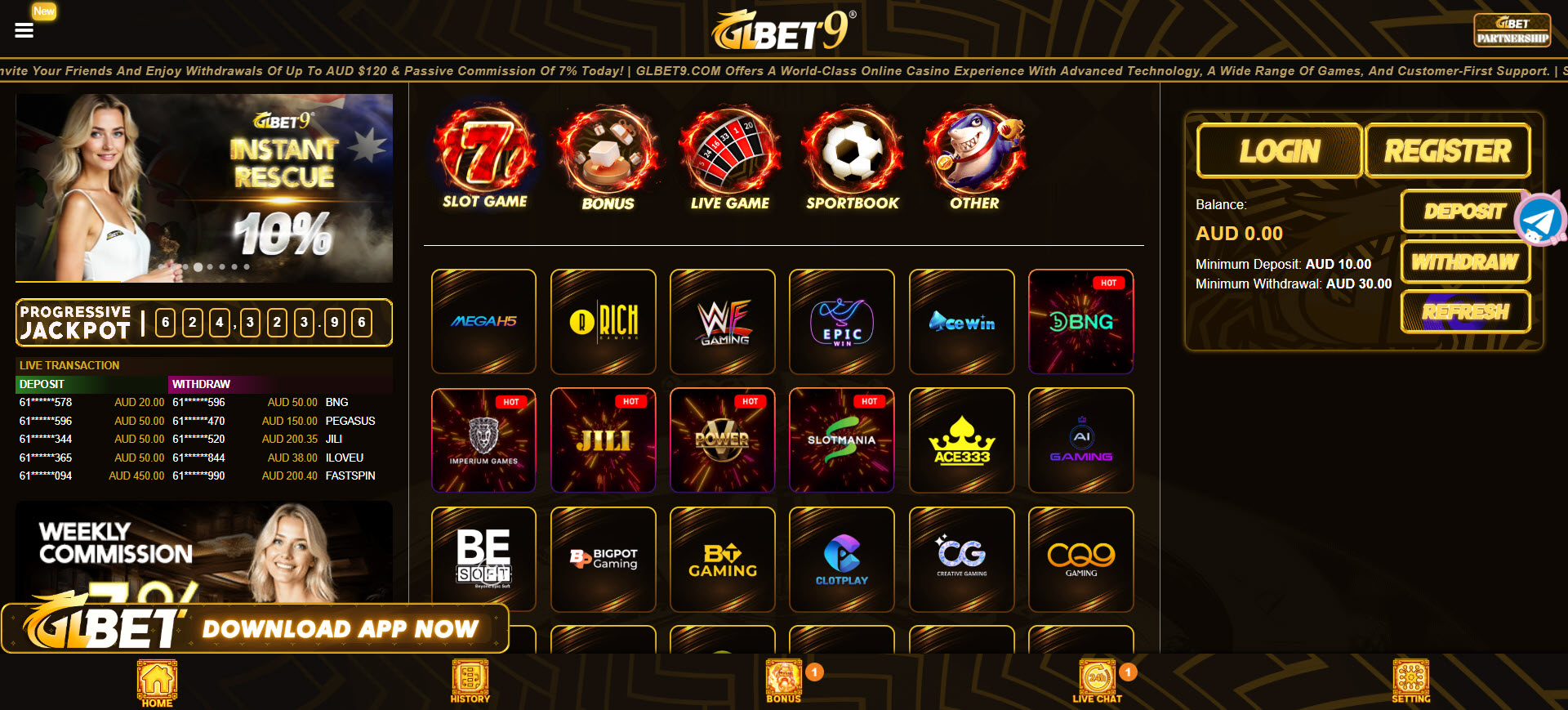 Glbet9 Casino