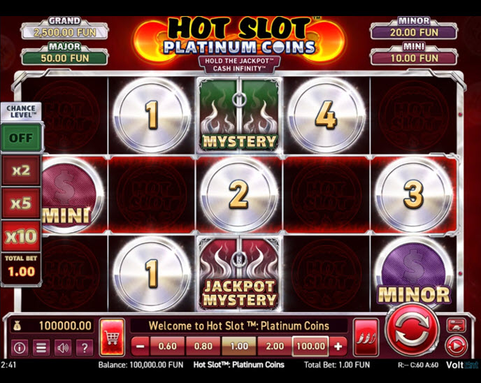 Hot Slot Platinum Coins
