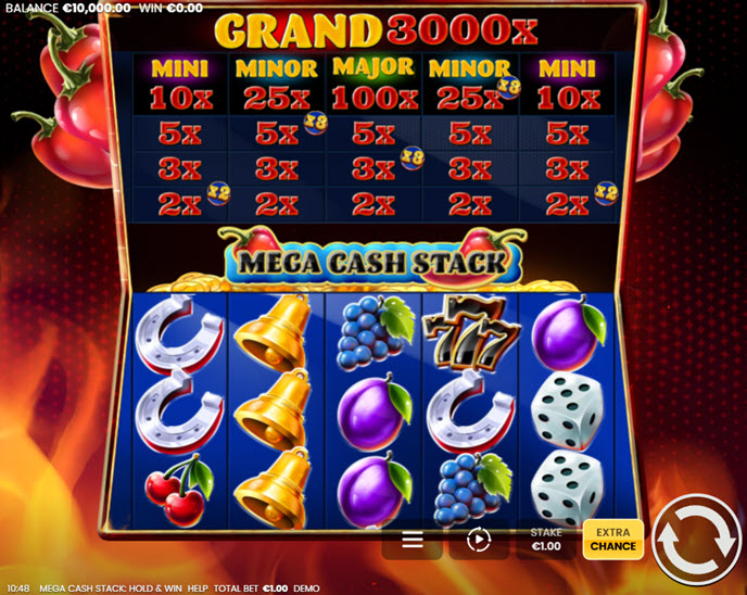 Mega Cash Stack: Hold and Win
