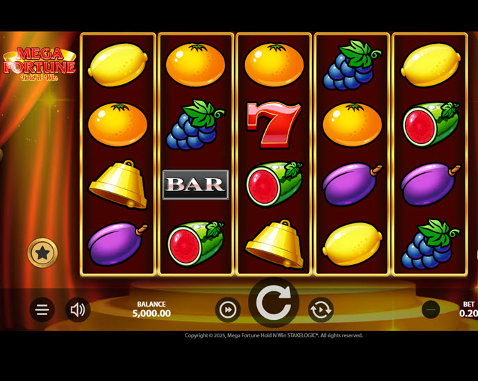 Mega Fortune Hold ‘N’ Win