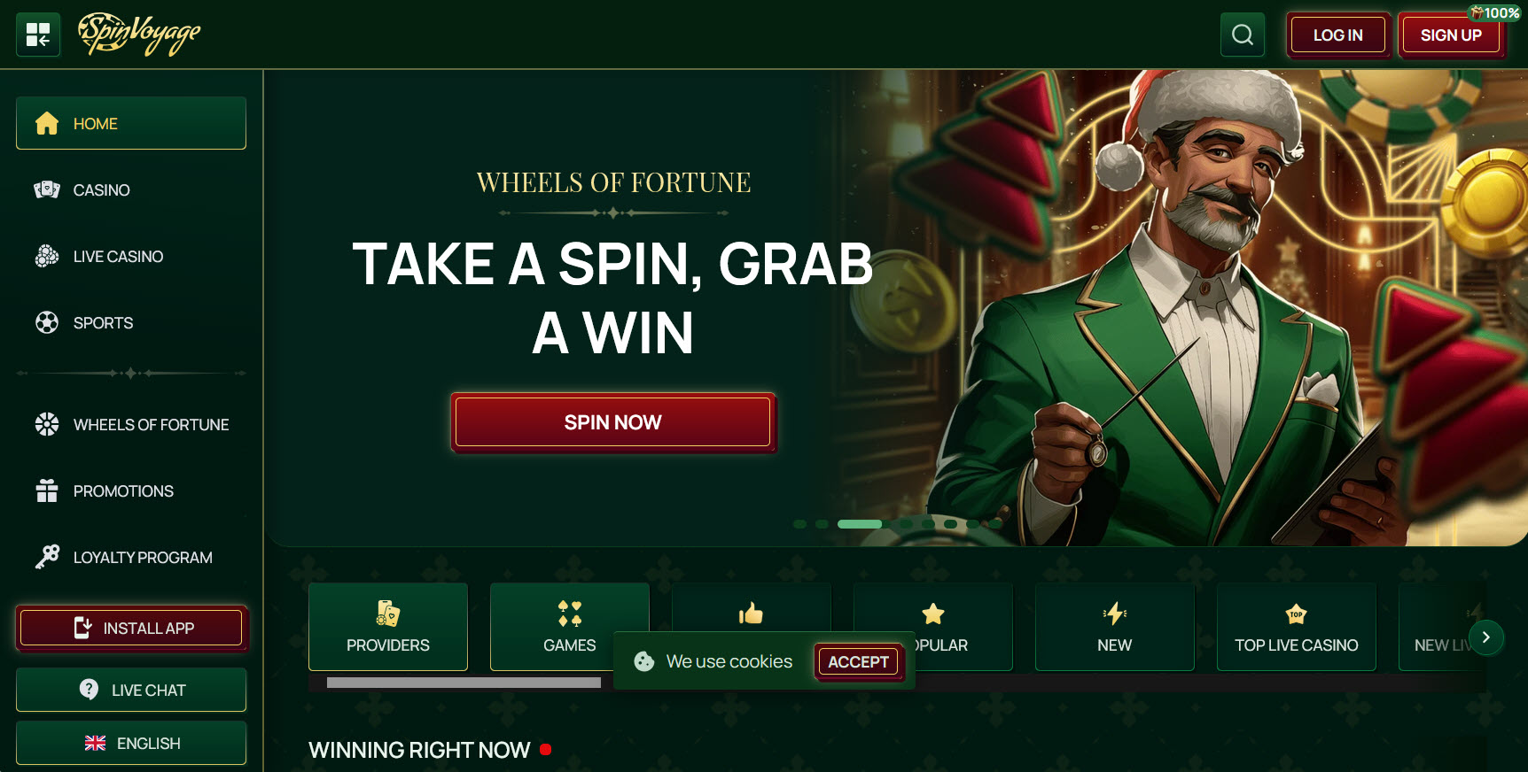 SpinVoyage Casino