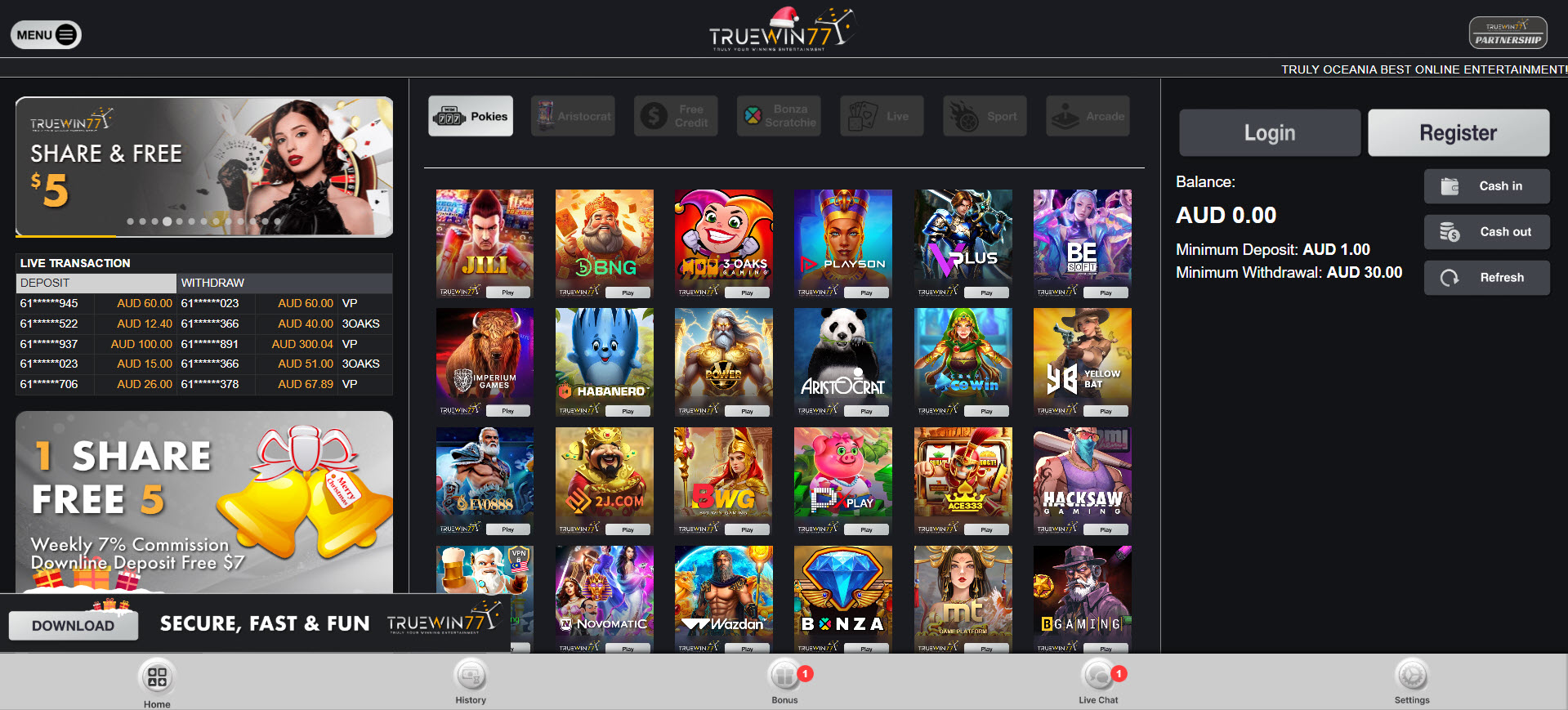 Truewin77 Casino