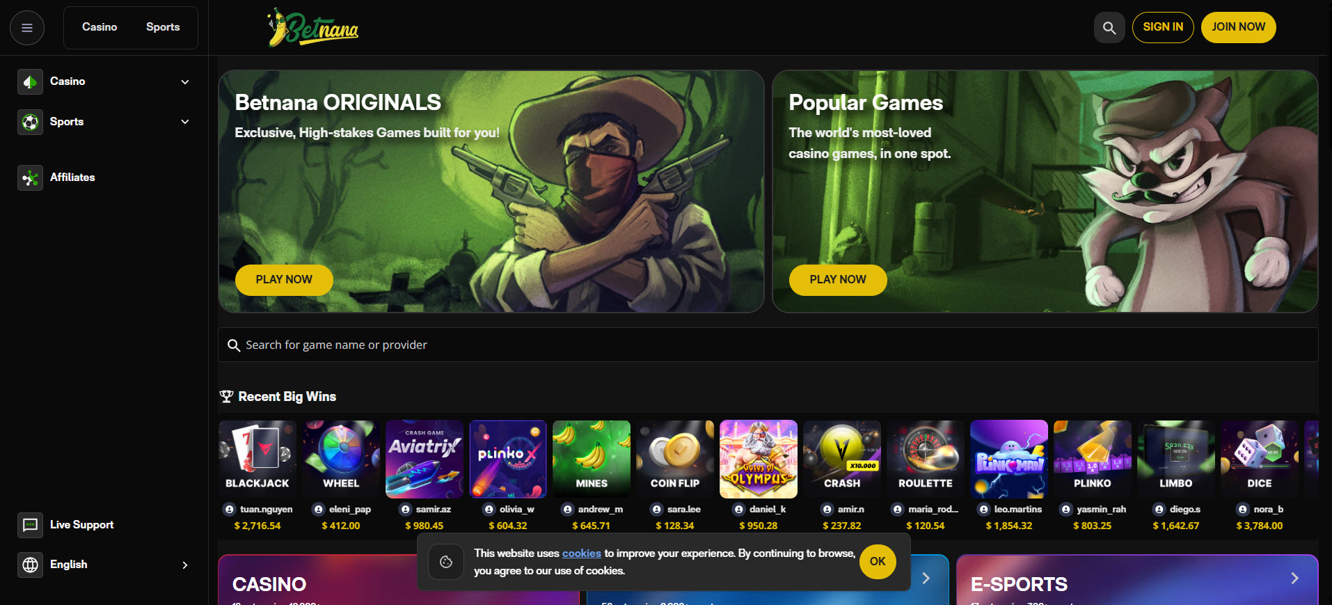 Betnana Casino