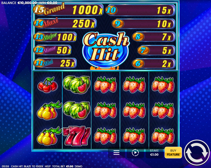 Cash Hit: Blaze to 1000x