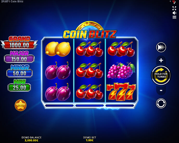 Coin Blitz 3x3 Running Wins