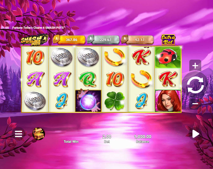 Fortune Teller's Charm 6 Smash Pots