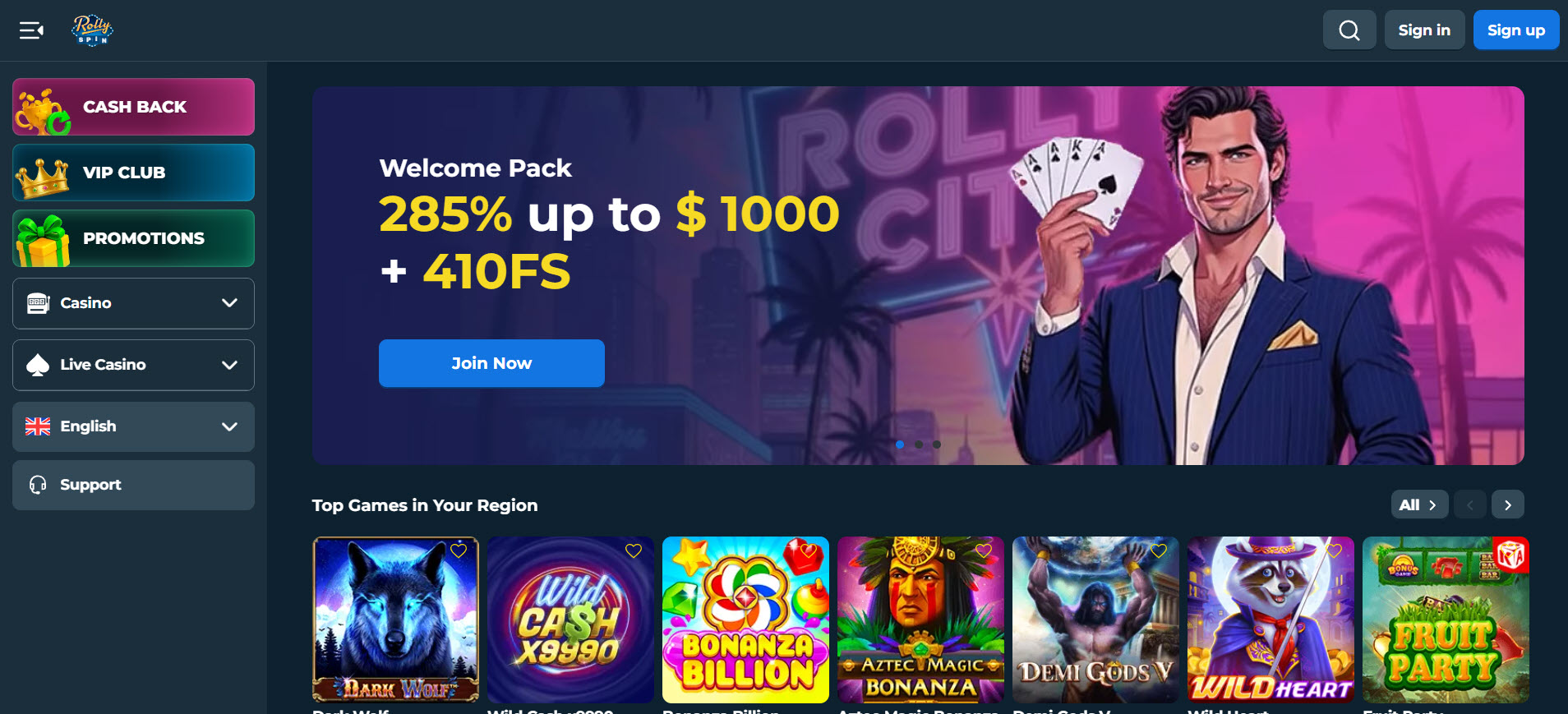 RollySpin Casino