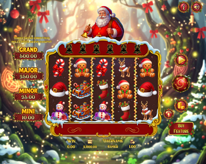 Santa Christmas Bells