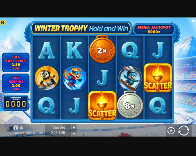 Winter Trophy Hold and Win