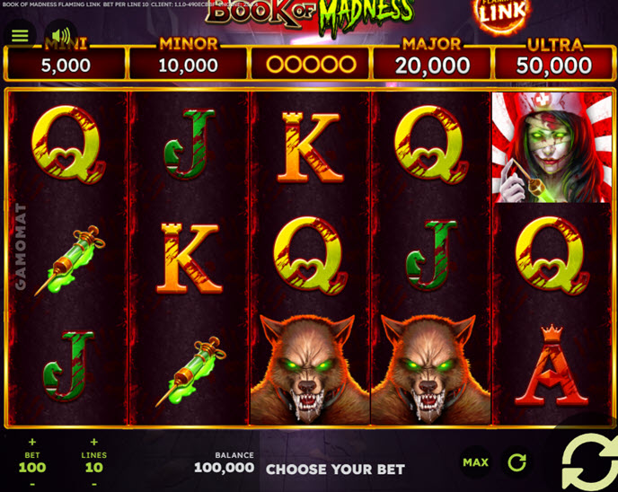 Book of Madness Flaming Link