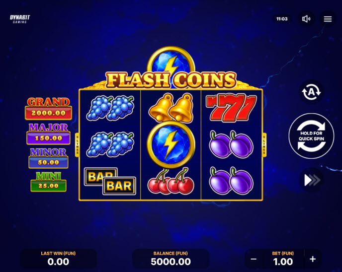 Flash Coins: Hold and Win