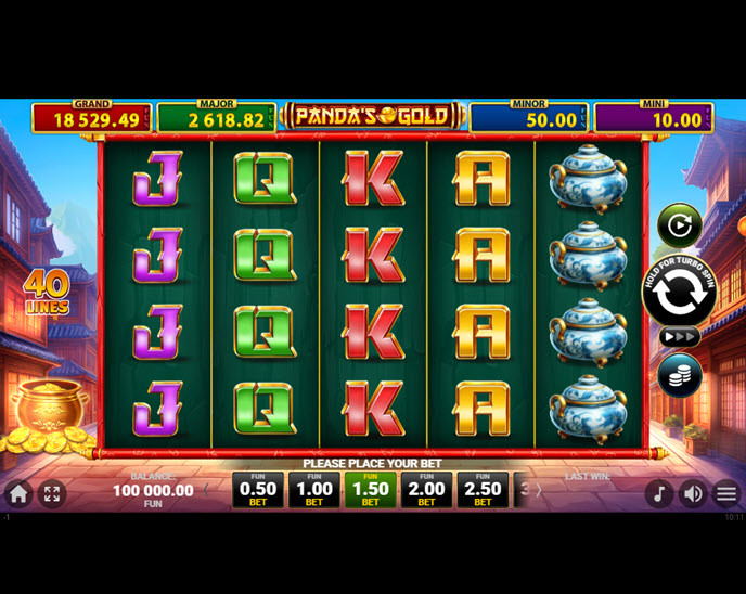 Panda’s Gold Golden Coins Link