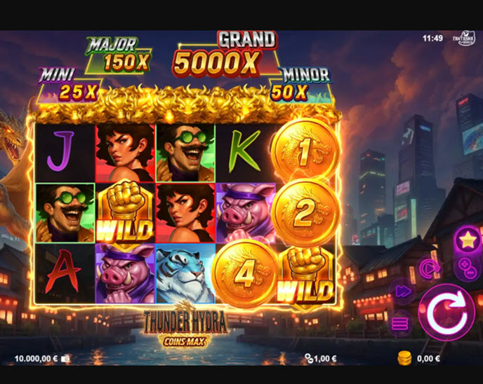 Thunder Hydra Coins Max