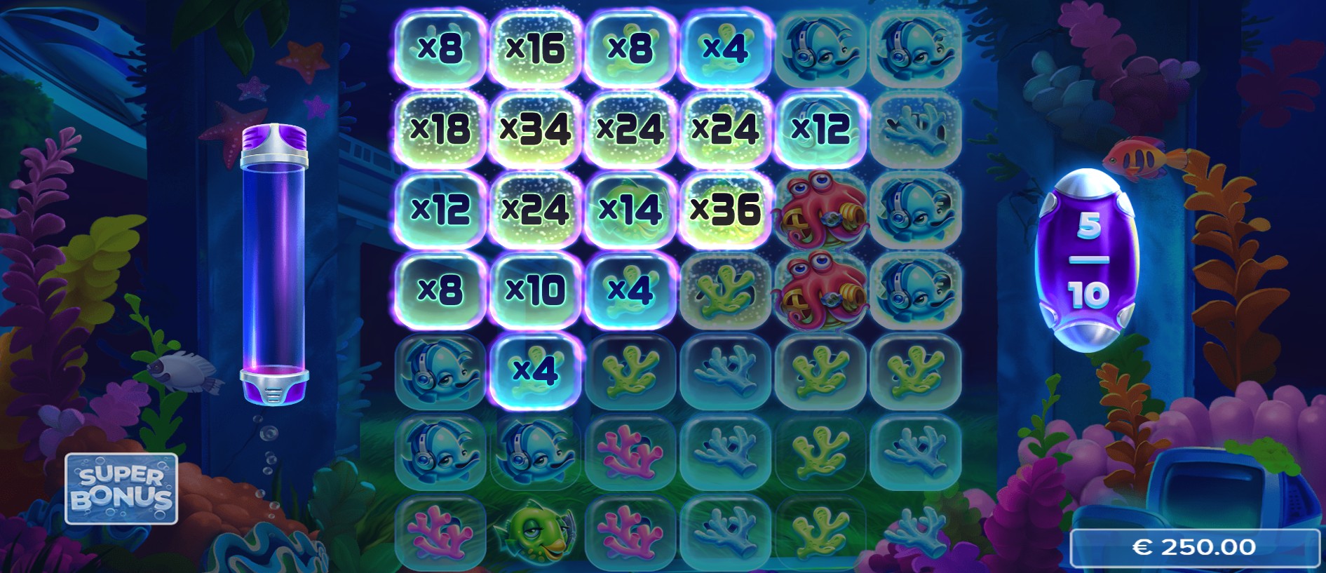 Функцыянал слота Oxygen 3